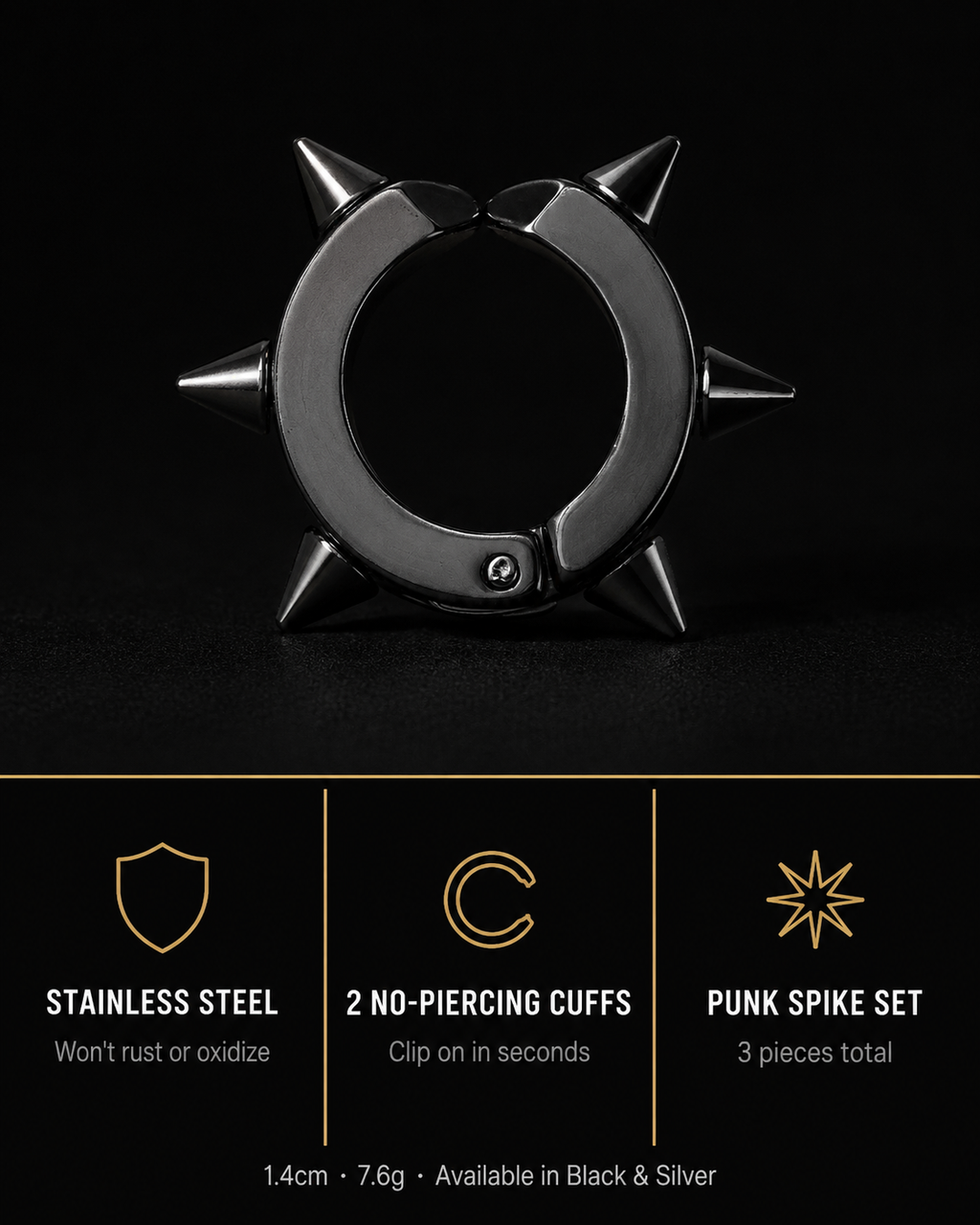 Spike Cuff Set